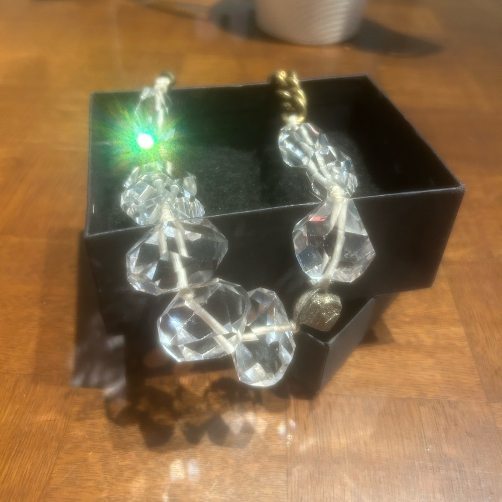 Crystal rock necklace